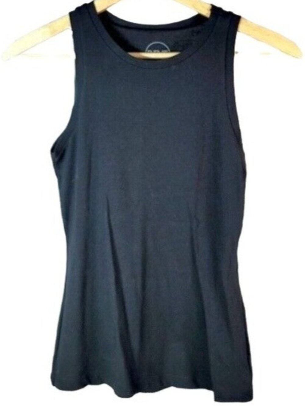 Energie Women Tank Top Black Small Pullover Sleeveless 100% Cotton Active NEW